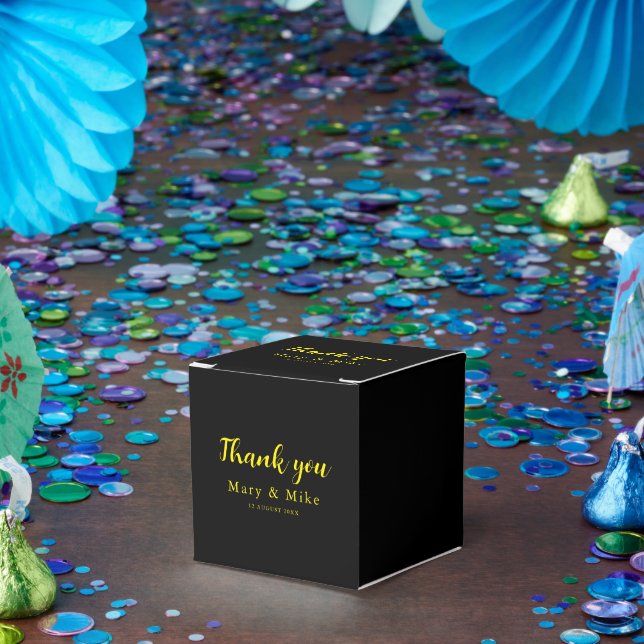 Thank You Classic 2x2x2 Favour Box for Any Occasio (Party)