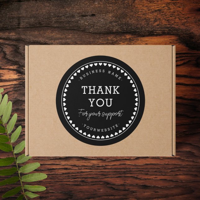 Thank You Classic Love Pattern Stickers (Creator Uploaded)