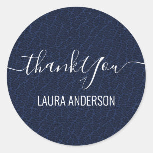 Thank you classic round sticker