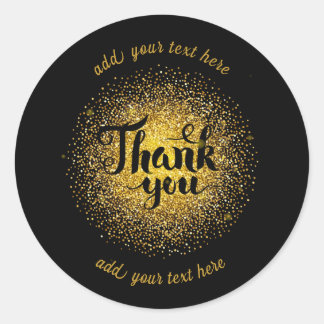 Thank You Classic Round Sticker