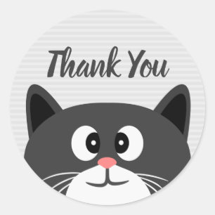 Thank You Classic Round Sticker