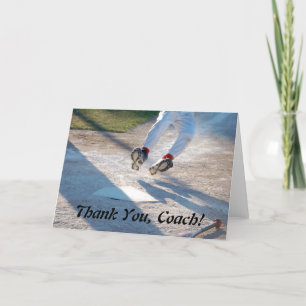 Thank You Coach! card