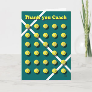 Thank you Coach personalized Card