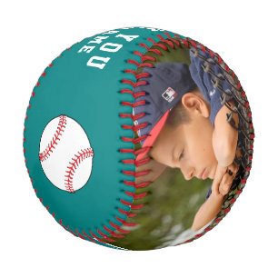 Thank you Coach Teal Team Name Number Photo Baseball