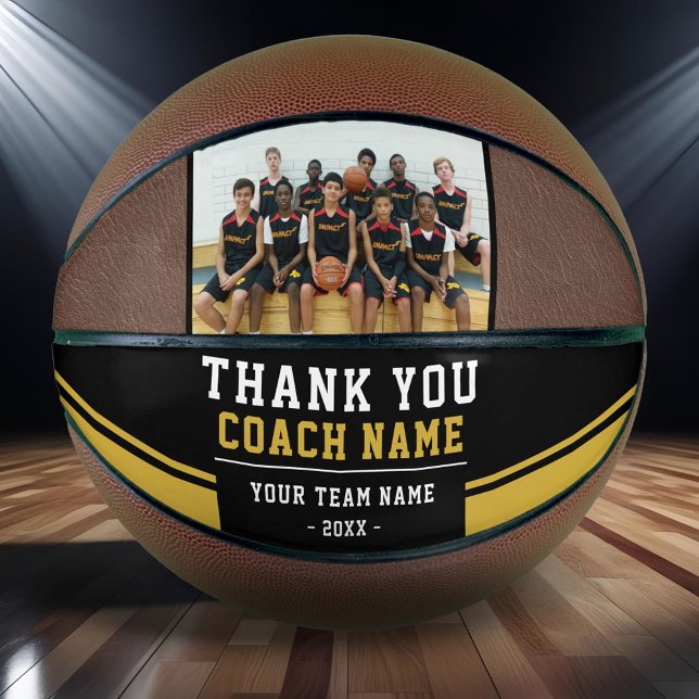 Thank you Coach Team Name and Photo Basketball (Creator Uploaded)