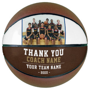 Thank you Coach Team Name Photo Basketball
