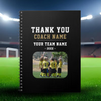 Thank you Coach Team Name Photo