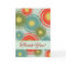 Thank You, Coloured Spirals on Faux Texture