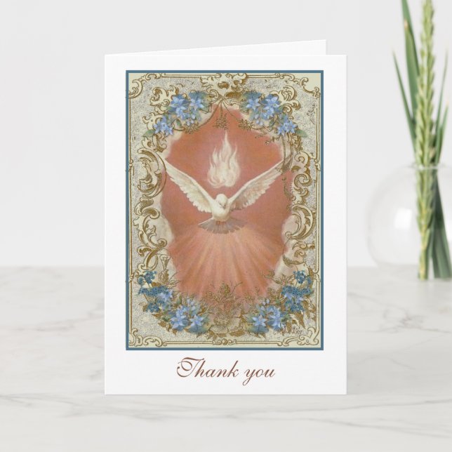 Thank You Confirmation Sponsor Holy Spirit  (Front)
