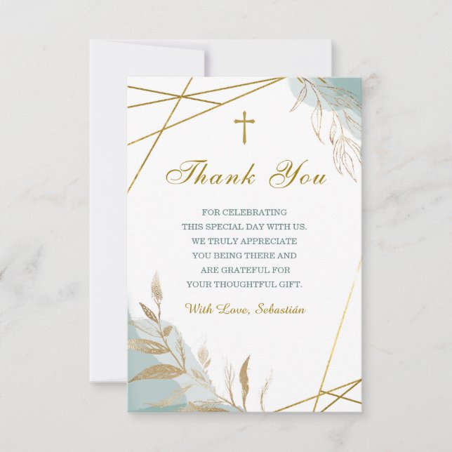 Thank You Confirmation Template (Front)