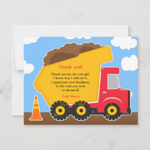 Thank You Construction Card