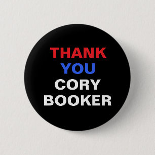 Thank You Cory Booker Button