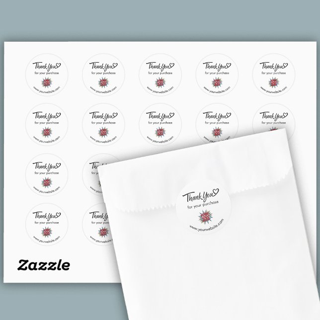 Thank You Custom Logo/ Website Stickers Sheet (Creator Uploaded)