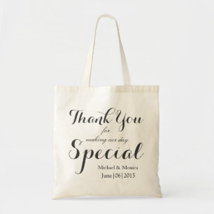 Thank You Custom Wedding Hotel Gift Tote Favour