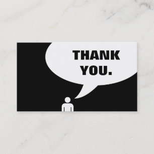 thank you. (customer loyalty) loyalty card