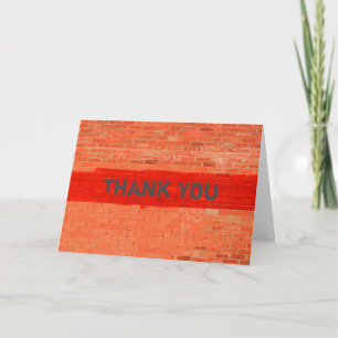 Thank You Customizable Card