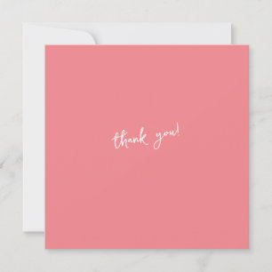 Thank you, customizable text invitation