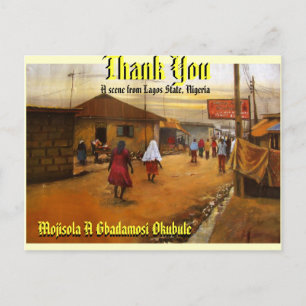 THANK YOU - Customized Postcard