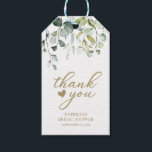 Thank You - Cute Heart Greenery Eucalyptus Gift Ta Tags<br><div class="desc">Thank You - Cute Heart Greenery Eucalyptus Gift Tags</div>