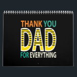 thank you dad for everything calendar<br><div class="desc">thank you dad for everything</div>