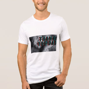 Thank You Dad Loving Retro Newborn Child Birth Gli Tri-Blend Shirt