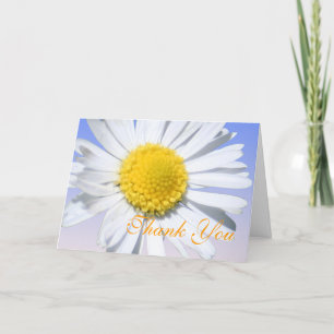 thank you,daisy flower thank you card
