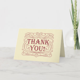 Thank you design