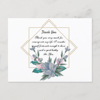 Thank You Design Postcard