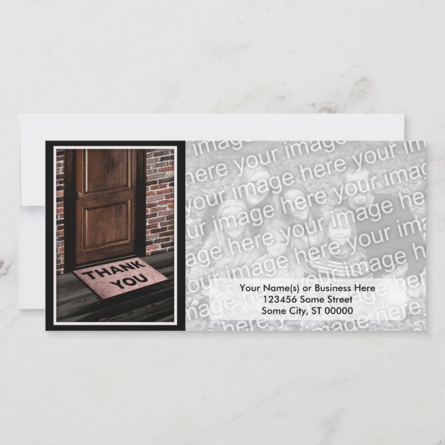 thank you door mat card (Front)