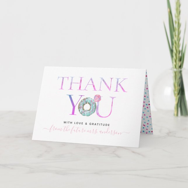 Thank You | Doughnut Themed Bridal Shower (Front)