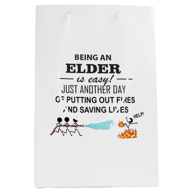 Thank You, Elders! Medium Gift Bag (Front)