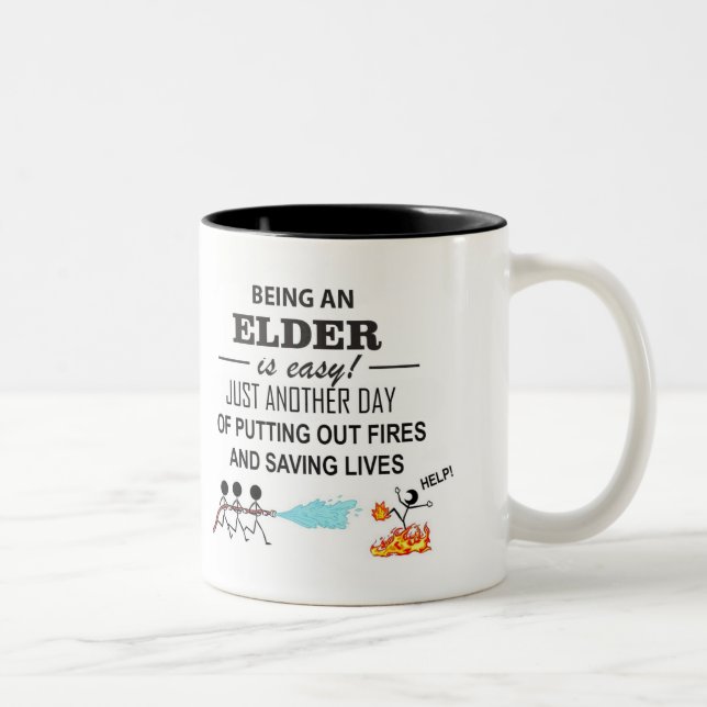 Thank you Elders!  Two-Tone Coffee Mug (Right)