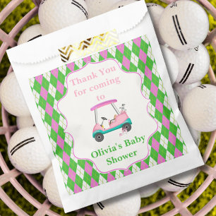 Thank You Elegant Golf Cart Ready For Baby Shower Favour Bag