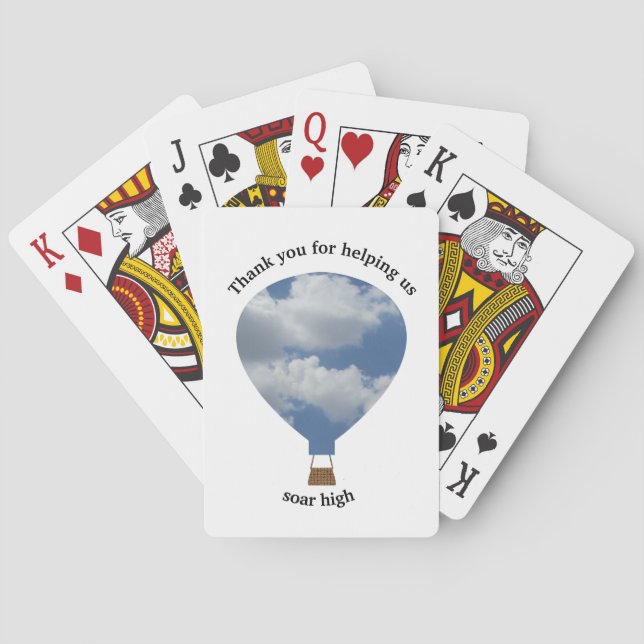 Thank You Employee Appreciation Recognition Playing Cards (Back)