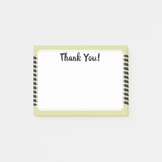 Thank you employee recognition post-its post-it notes (Front)