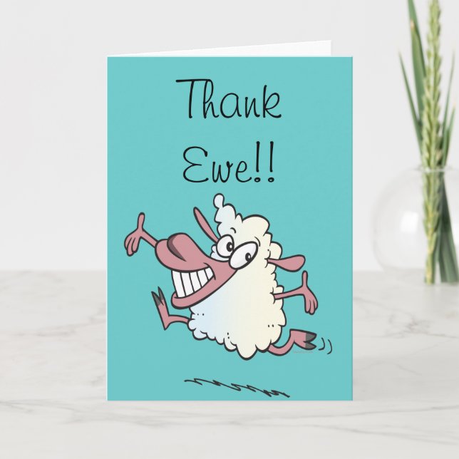 Thank You Ewe Pun Sheep (Front)