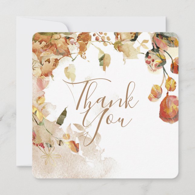 Thank You Fall Theme (Front)