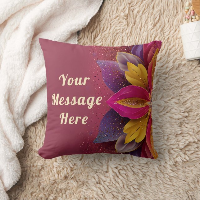 Thank you favor wedding throw pillow (Blanket)