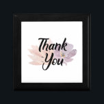 Thank You Favour Floral Gift Box<br><div class="desc">Find a clever way to say thanks! Floral design, can be used for multiple reasons or occasions!</div>