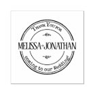 Thank You Favours Wedding Rustic Round Vintage