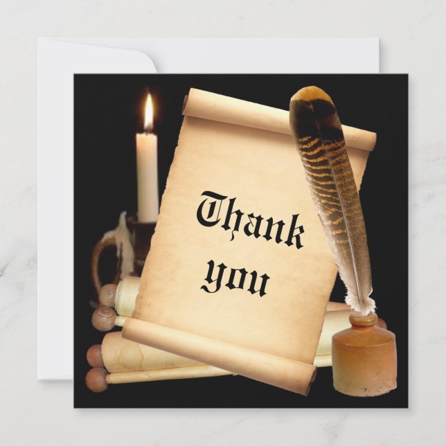 Thank You Flat Card (Front)