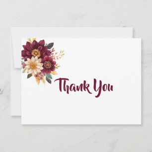 Thank You Flat Note Card