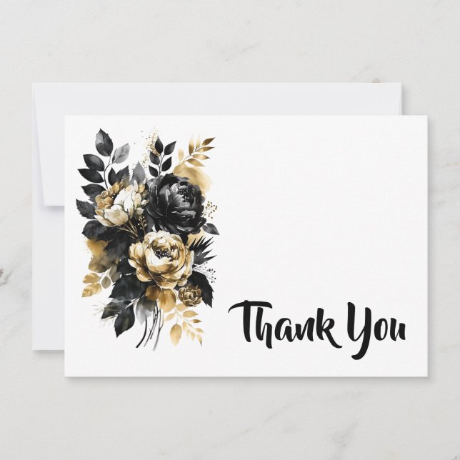 Thank You Flat Note Card (Front)