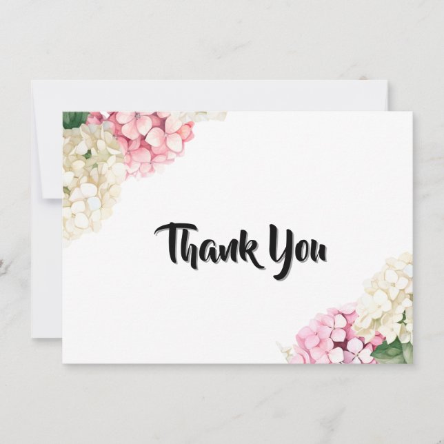 Thank You Flat Note Card (Front)