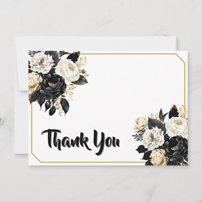 Thank You Flat Note Card (Front)