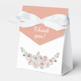 Thank You Floral Favour Box