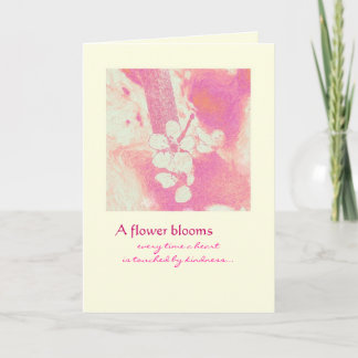 Thank you - Flower Blooms Card