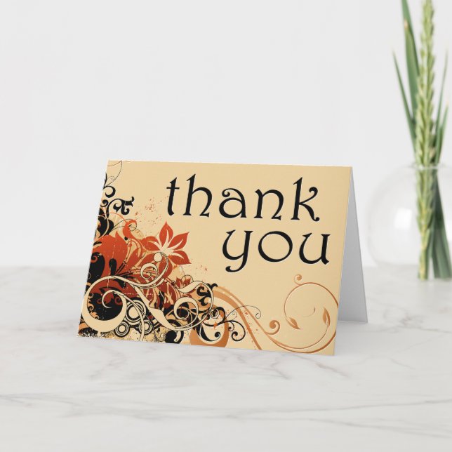 thank you : flower breeze : card (Front)