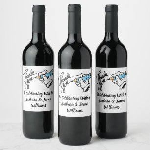 Thank You Food and Beverage Label Set