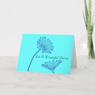 Thank You - For A Wonderful Doctor Card